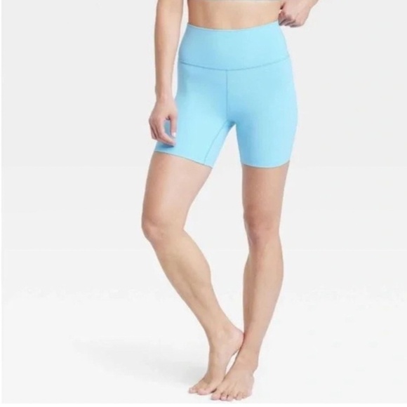 All in motion Blue Bike Everyday Soft Ultra High Rise Shorts (XXL) - Picture 1 of 8